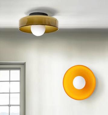 40% Korting - Nordic Design Glazen Plafondlamp - Nieuw beschikbaar voor biedingen