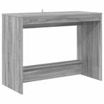 vidaXL Bed Bureau Grijs Sonoma 100 x 45 x 75 cm Bewerkt hout, Verzenden, Nieuw