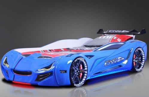 Autobed Racebed Street Racer | blauw kinderbed kinderkamer, Kinderen en Baby's, Kinderkamer | Bedden, 85 tot 100 cm, 180 cm of meer