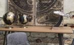 WERELDBOL BRONS CM Ø 25X34, Huis en Inrichting, Woonaccessoires | Overige, Ophalen of Verzenden, Nieuw