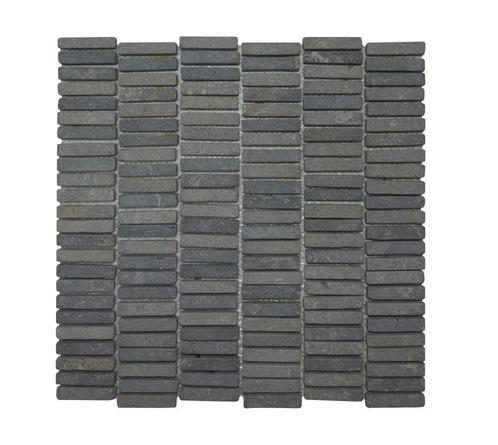 Mozaiek Parquet 1x4.8 30x30 cm Marmer Light Grey (Prijs per, Doe-het-zelf en Verbouw, Tegels, Overige typen, Nieuw, Overige materialen