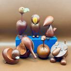 Senshukai  - Speelgoed meubels 7 Vintage wooden animals, Antiek en Kunst