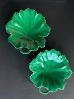 Schramberg - Schotel - Magnifique paire de plat à fruits -