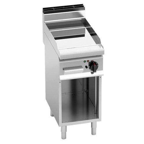 GGM Gastro | Elektrische bakplaat - 4,6 kW - Glad - met |, Witgoed en Apparatuur, Grillplaten, Nieuw, Verzenden
