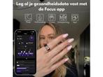 Focus® S1 Smart Ring – Zwart – Maat 11 – Hartslag &, Verzenden, Nieuw