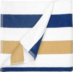 The One Strandlaken Stripe 90x190cm White/Navy/Gold, Nieuw, Verzenden