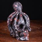 Oceano van mystiek: de octopus op de schedel. - Hoogte: 160, Antiek en Kunst