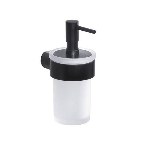 Zeepdispenser Sapho Pirenei Hangend 125 ML Mat Zwart /, Doe-het-zelf en Verbouw, Sanitair, Bad, Nieuw, Ophalen of Verzenden