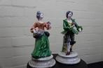 sculptuur, man en vrouw - 35 cm - Porselein, Keramiek,