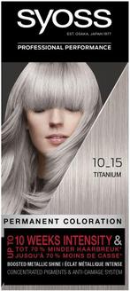 SYOSS 10-15 TITANIUM HAARVERF PAK 1 STUK, Sieraden, Tassen en Uiterlijk, Uiterlijk | Haarverzorging, Verzenden, Nieuw