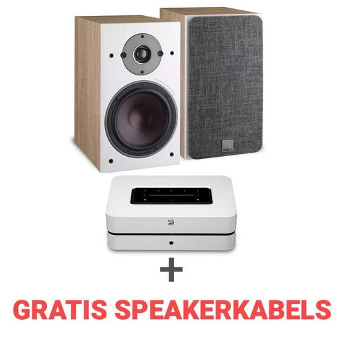 Oberon Dali Combi deal Dali Oberon 3 + Bluesound Powernode, Audio, Tv en Foto, Luidsprekers, Front, Rear of Stereo speakers, Nieuw