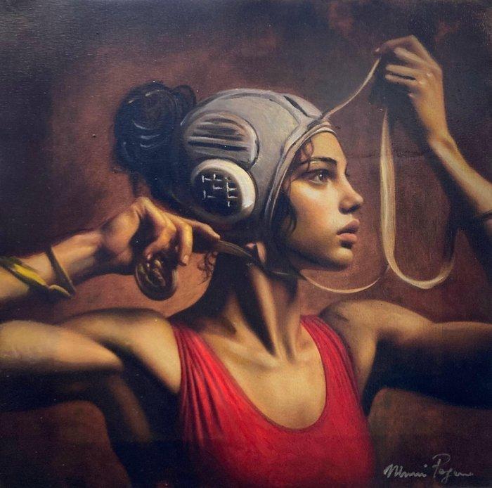Ninni Pagano (1969) - La vincitrice, Antiek en Kunst, Kunst | Schilderijen | Klassiek