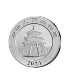 China. 10 Yuan 2024 Panda - Gold Gilded, 30 g (.999) (Zonder