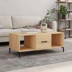 vidaXL Salontafel 102x50x40 cm bewerkt hout sonoma, 100 tot 150 cm, Verzenden, Nieuw, 50 tot 100 cm