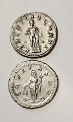 Romeinse Rijk. Gordian III (238-244 n.Chr.). Lot of 2 AR, Postzegels en Munten, Munten | Europa | Niet-Euromunten