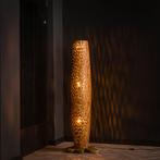 *WOONWINKEL* Houten Vloerlamp Teak Medium, Huis en Inrichting, Lampen | Vloerlampen, Verzenden, Nieuw