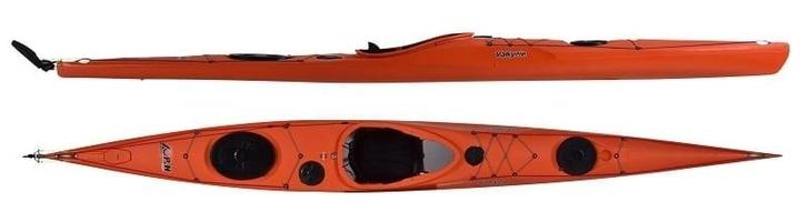 P&H Valkyrie-Sport, 3+1 dekluiken, roer, Watersport en Boten, Kajaks, Verzenden