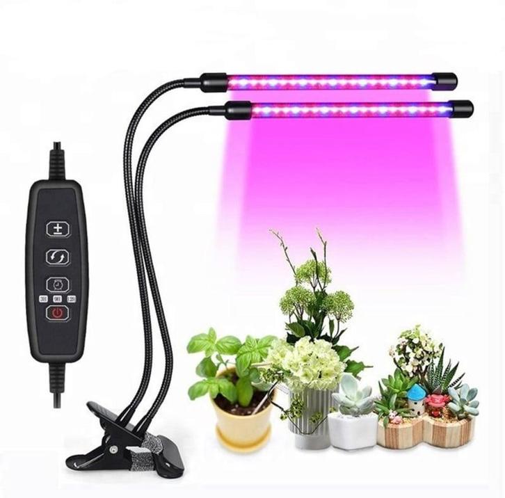 LED kweeklamp kweek groei bloei lamp planten + timer *2x arm, Tuin en Terras, Kweekspullen, Nieuw, Verzenden