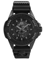 Philipp Plein PWNAA0322 The $kull Genderless horloge 41 mm, Nieuw, Overige merken, Staal, Kunststof
