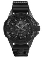 Philipp Plein PWNAA0322 The $kull Genderless horloge 41 mm, Overige merken, Staal, Verzenden, Polshorloge