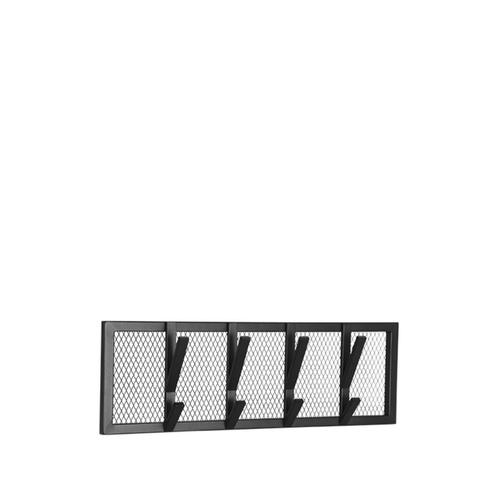 LABEL51 - Kapstok Gruff - Zwart Metaal, Huis en Inrichting, Woonaccessoires | Kapstokken, Wandkapstok, Nieuw, Metaal, Minder dan 100 cm