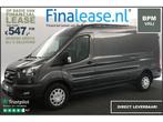 Ford Transit L3H2 Trend 130PK BPM Vrij Airco Cam PDC €547pm, Nieuw, Ford, Zilver of Grijs, Lease