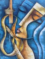 Jií Petr - XL the Musician , ready to hang, Antiek en Kunst, Kunst | Schilderijen | Modern