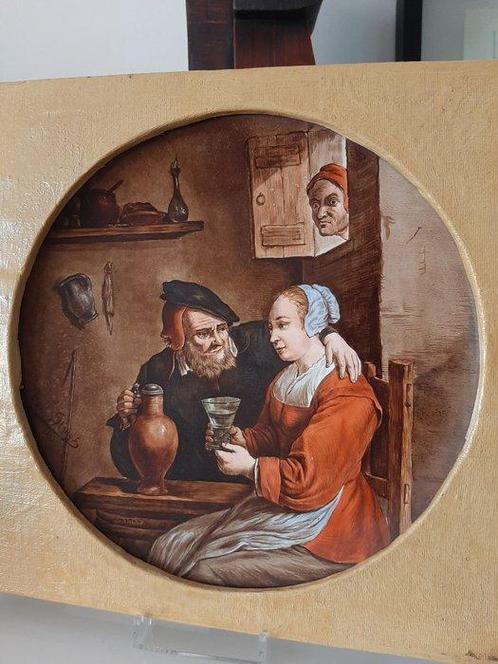 Louis Struys - La paire inégale observée à lintérieur -, Antiek en Kunst, Antiek | Glas en Kristal