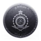 Niue. 2 Dollars 2023 1 oz, Scottish Flag Unicorn Colorized