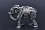 Beeldje - Elefante de plata - Zilver 800, Antiek en Kunst