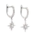 Oorbellen - 14 karaat Witgoud - 0.31ct. tw. Diamant, Sieraden, Tassen en Uiterlijk, Oorbellen, Nieuw