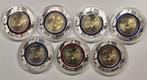 Europa. 2 Euro 2017 (7 coins with polymer) (Zonder