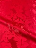 Tijdloze elegantie. Damastweefsel met gestileerde bladeren, Antiek en Kunst, Antiek | Kleden en Textiel