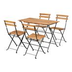 Tuinset Bovino 5-delig tuintafel met 4 tuinstoelen casa.pro, Verzenden, Nieuw