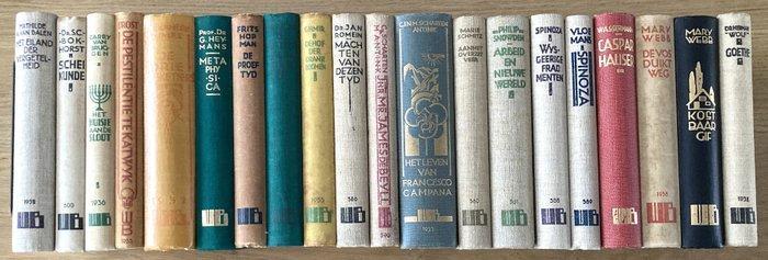 Fré Cohen - Lot met 20 door haar ontworpen boekbanden voor, Antiek en Kunst, Antiek | Boeken en Bijbels