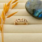 18 Krt. Classico gouden ring | BRON (merk ring), Sieraden, Tassen en Uiterlijk, Gebruikt, Overige kleuren, 19 tot 20, Ophalen of Verzenden