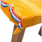 Afneembaar oranje tafelkleed 180x120 cm met Nederlandse vlag, Verzenden, Nieuw