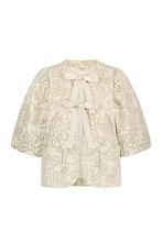 -50% Summum  Summum 2s3314-12227 top laser cut dots  maat 40, Kleding | Dames, Verzenden, Nieuw, Beige