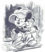 Tony Fernandez - Vintage Mickey Mouse with Baby Pluto After, Boeken, Stripboeken, Nieuw