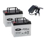 Landport (LP) 2x EV12-33 accus 12 volt 33 ah + IMPULS II, Auto-onderdelen, Accu's en Toebehoren, Ophalen of Verzenden, Nieuw