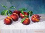 Pérez Enero (XX) - Melocotones, Antiek en Kunst, Kunst | Schilderijen | Klassiek