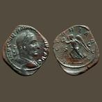 Romeinse Rijk. Trajan Decius (AD 249-251). Sestertius, Postzegels en Munten