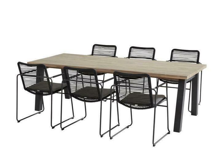 Taste by 4 seasons outdoor tuinset elba + derby 240 tafel, Tuin en Terras, Tuinsets en Loungesets, Tuinset, Nieuw, Overige materialen