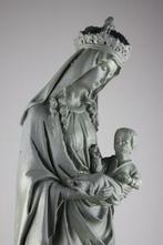 Beeld, Maria met Kind - 63 cm - Gips, Antiek en Kunst