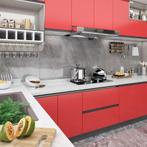 vidaXL Meubelfolie zelfklevend 500x90 cm PVC rood, Verzenden, Nieuw, Rood