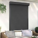 vidaXL Rolluik 120x150 cm aluminium antracietkleurig, Verzenden, Nieuw