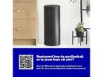 Brabantia Touch Bin Prullenbak - 30 liter - Matt Black, Verzenden, Zo goed als nieuw