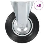 vidaXL 8 st Wielen vast 200 mm, Verzenden