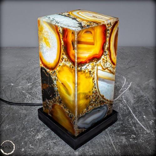 Zeer exclusieve designer agaat lamp- 1754.23 g, Verzamelen, Mineralen en Fossielen