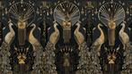 I_KONIQ - Art deko golden peacocks, Nieuw